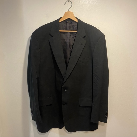 Brooks Brothers Gray Wool Brooksease USA Made Sport Coat Blazer Men’s 45L *NOTE - Picture 2 of 11